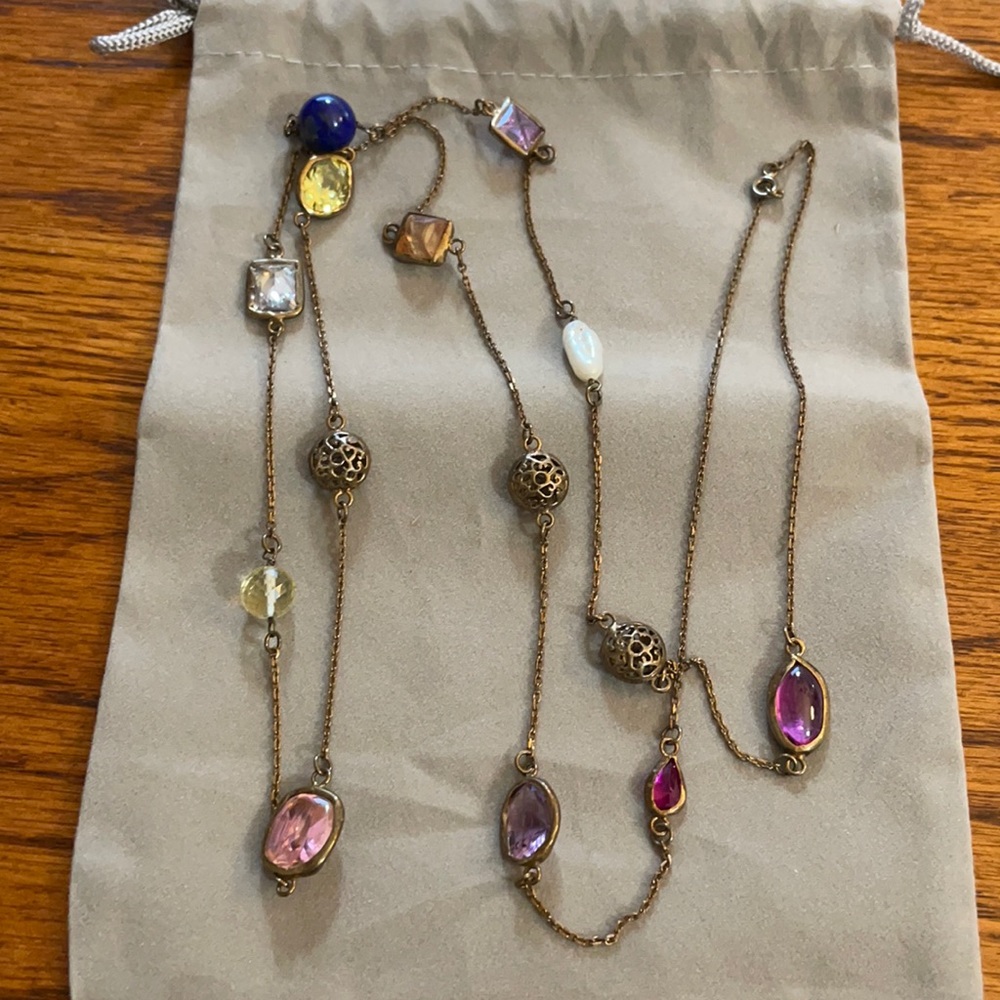 $ firm Gemstone necklace